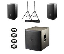 Lautsprecher Komplettsystem D.A.S. mit 1470 Watt AKTIV - anschließen und los geht's!