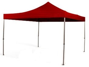 Faltpagodenpavillon rot (3x3 m)