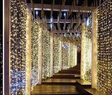 Lichtervorhang 3x3m LED mieten