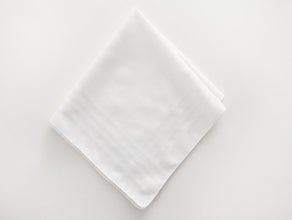 Mundserviette (50 x 50 cm, schwarz)