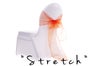 Stuhlhusse "Stretch", Stretchhusse, Stuhl Husse universal / Weiß oder Schwarz - Galerie - Bild 2