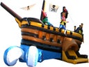 Captain Hooks Piratenschiff XXL / Hüpfburg mit "Wellengang" buchen