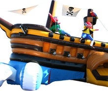 Captain Hooks Piratenschiff XXL / Hüpfburg mit "Wellengang" buchen