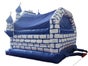 Hüpfburg blauer Ritter besonders schön in Form einer Ritterburg - Galerie - Bild 4