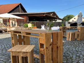 Paletten Stehtisch