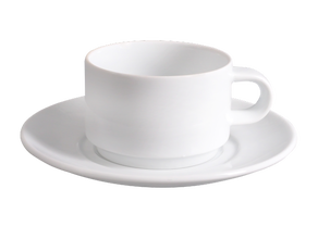 Kaffeetasse mit Untertasse 0,16 l System Plus