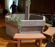 Brunnen, Stadtbrunnen,Steinbrunnen, Dorfbrunnen, Marktplatzbrunnen, Event, Dekoration