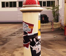 Nostalgische Litfaßsäule