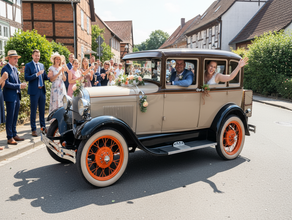 Unser Fahrzeug für Ihre Hochzeitfahrt - Das Ford Modell A