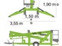Hubsteiger Arbeitsbühne 12m Nifty120T - Galerie - Bild 4
