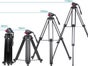 Profi Videostativ 170 cm Andoer mit Fluid-Kopf bis 10 kg Kameragewicht - Galerie - Bild 4