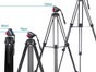 Profi Videostativ 170 cm Andoer mit Fluid-Kopf bis 10 kg Kameragewicht - Galerie - Bild 4