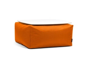 Loungemöbel, Tisch für innen/außen – orange, Stoff