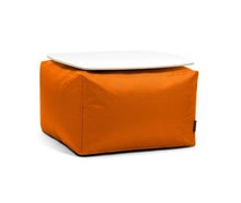 Loungemöbel, Tisch für innen/außen – orange, Stoff