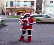 Walk-Act Christmas-Girl / Spezial-Promotion / Kostüm / Promoter