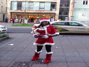 Walk-Act Christmas-Girl / Spezial-Promotion / Kostüm / Promoter
