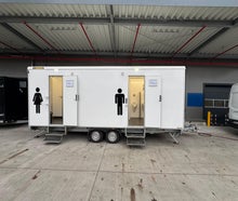 Hochwertiger Toilettenwagen (4x Damen / 2x Herren + 4x Urinale)