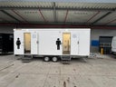 Hochwertiger Toilettenwagen (4x Damen / 2x Herren + 4x Urinale)