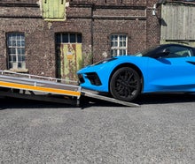 Autotransportanhänger mieten – 2.700 kg | kippbar | E-Seilwinde