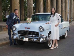 1955 Chevrolet Bel Air Oldtimer Hochzeitsauto