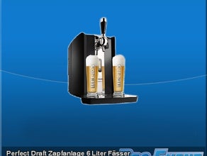 Perfect Draft Zapfanlage 6 Liter Fässer