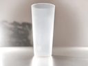 Mehrwegbecher transparent, 0,5 l