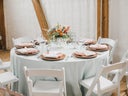 Love Events Runder Banketttisch (150 cm Ø) für elegante Veranstaltungen - Galerie - Bild 1