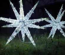 Leuchtende 3D Sterne - LED Sterne - Licht Dekoration - beleuchtete Deko