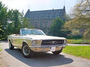 1967er Ford Mustang V8 Cabrio Hochzeitsfahrzeug