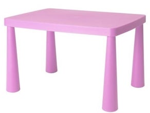 Kindertisch / Spieltisch / Bastelltisch rosa