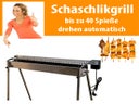 Schaschlik Grill - bis zu 40 Spieße drehen voll automatisch