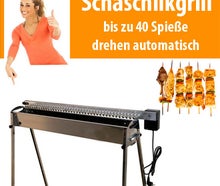 Schaschlik Grill - bis zu 40 Spieße drehen voll automatisch