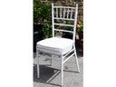 Chiavari Sessel mit Polster - Metall weiß oder Holz limewash - Galerie - Bild 1