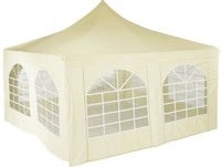 Leichtes Pagodenzelt 4m x 4m mit Seitenteilen