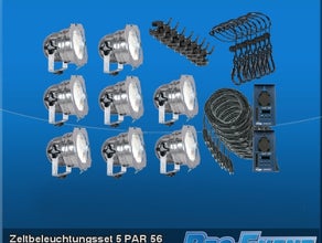 Zeltbeleuchtungsset 5 PAR 56