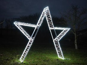 Sternen Tor - Stern stehend - Fotopoint Weihnachtstern