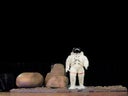 Mondlandschaft - Mondgestein - Space - Weltraum - Weltall - All - Galaxie - Dekoration - Event