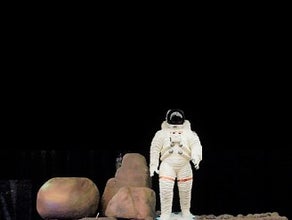 Mondlandschaft - Mondgestein - Space - Weltraum - Weltall - All - Galaxie - Dekoration - Event