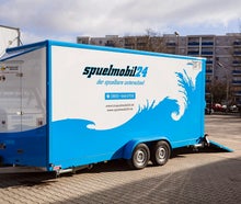 Spülmobil, mobile Spülküche, PT-Serie Winterhalter, Interimslösung, Havarielösung, Messen, Catering, Geschirrspüler