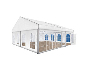 Festzelt 10 x 10 m mit Boden mieten – Veranstaltungszelt, Festzelt, Eventzelt, Partyüberdachung