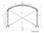 Prolyte Arc Roof 6x4m Rundbogendach inklusive Dachplane - Galerie - Bild 2