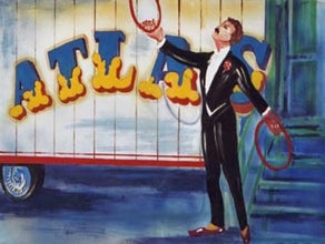 Zirkus Jongleur Kulisse, Circus, Clown, Zirkuszelt