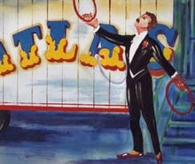 Zirkus Jongleur Kulisse, Circus, Clown, Zirkuszelt