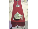2er Tischläufer bordeaux mieten – Miettisch, Eventtisch, Veranstaltungstisch, Partytisch