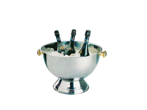 Champagner Bowl Sektkühler Eiswürfel