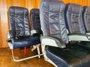 Flugzeug Sitze / Kabine , Sitzreihe