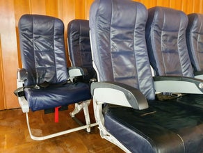 Flugzeug Sitze / Kabine , Sitzreihe