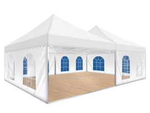 Mastertent Faltzelt 5 x 10m Partyzelt Hochzeit Zeltverleih