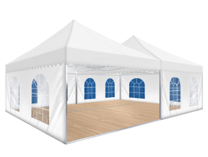 Mastertent Faltzelt 5 x 10m Partyzelt Hochzeit Zeltverleih