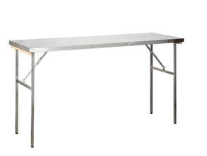 Arbeitstisch V2A klappbar